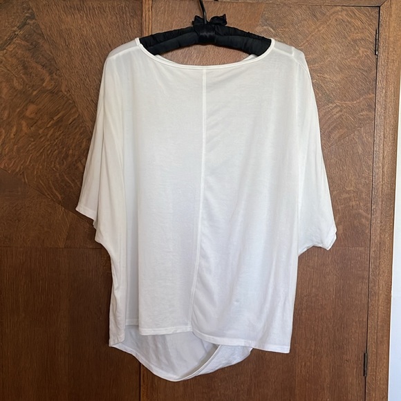 Athleta drape front twist dolman sleeve top modal - Picture 5 of 6